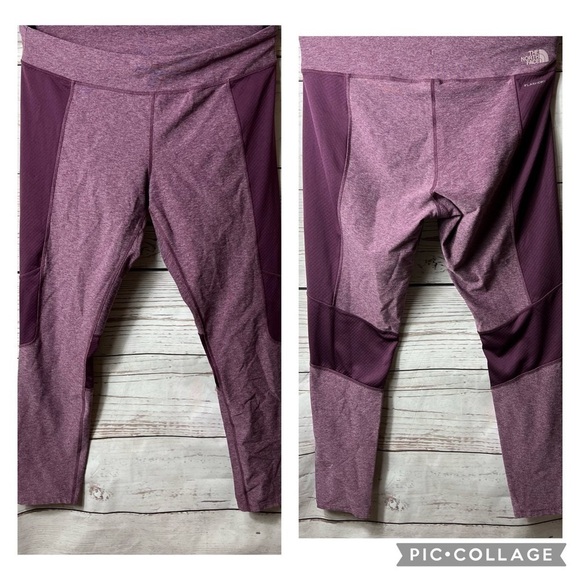 North Face NFOA37NZ FlashDry Legging Mid Rise Compression Drawstring - Picture 1 of 8